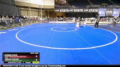 132 lbs Champ. Round 1 - Korbin Davis, CNWC Concede Nothing Wrestling Club vs Adrian Macias, Jungle Cat Wrestling Club