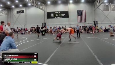 215 lbs Placement (4 Team) - Holden Young, Mavericks vs Brett Semple, Get Fit