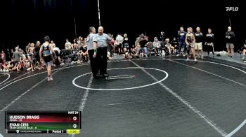 105 lbs Semis (4 Team) - Hudson Bragg, POWA vs Evan Ceis, Team Gotcha Blue