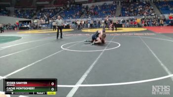 3A-165 lbs 3rd Place Match - Cache Montgomery, La Pine vs Ryder Sawyer, Douglas