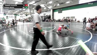 65 lbs Semifinal - Hendrix Gleason, Team Central vs Thomas Delich, Greater Heights Wrestling