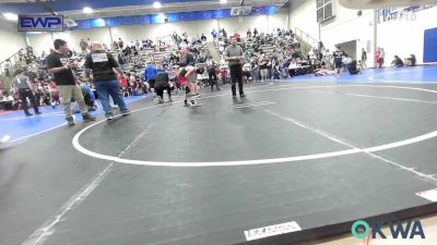 70-73 lbs Rr Rnd 2 - Braxton Bishop, Tiger Trained Wrestling vs Kacy Purmal, Tiger Trained Wrestling