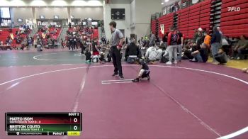 45 lbs Round 1 (4 Team) - Mateo Isom, South Region Team B vs Britton Couto, Central Region Team B