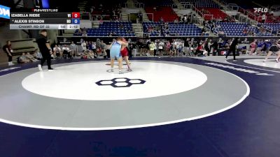 235 lbs Champ. Rd Of 32 - Izabella Riebe, WI vs Alexis Stinson, MO