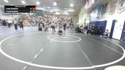 132 lbs Semifinal - Tyler Mason, La Mirada vs Liam Qureshi, Fountain Valley