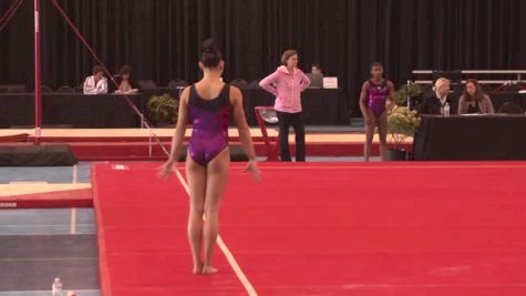 Kyla Ross Hits Floor Routine, Pac Rims Training Day 1