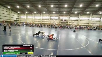 61 lbs Cons. Round 3 - Lockwyn Carlston, Olympus Wrestling vs Stetson Denton, Manti Jr. Templars