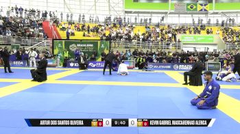 Kevin Gabriel Mascarenhas Alenca vs Artur Dos Santos Oliveira 2025 Brasileiro Jiu-Jitsu IBJJF