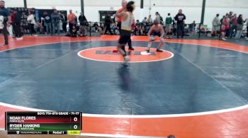 71-77 lbs Round 2 - Ryder Hankins, Olympia Wrestling vs Noah Flores, Force Elite