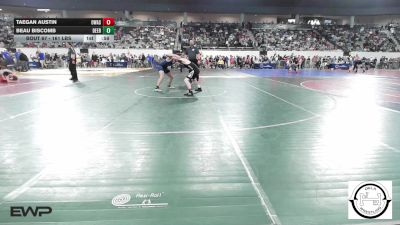 161 lbs Consi Of 16 #2 - Taegan Austin, Owasso Rams Jh Boys vs Beau Biscomb, Deer Creek Wrestling