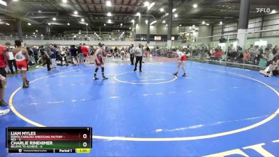 106 lbs Placement (4 Team) - Liam Myles, NORTH CAROLINA WRESTLING FACTORY - RED vs Charlie Rinehimer, BELIEVE TO ACHIEVE