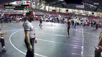 100 lbs Cons. Round 1 - Nash Vrbka, Double Dog Wrestling vs Caden Butler, Arlington Eagles