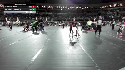 55 lbs Quarterfinal - Katalina Diaz, Cordoba Trained vs Victoria Carchidi, Savage