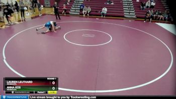 102 lbs Round 1 - Lauren Leuthard, Minnesota vs Anna Kos, Minnesota