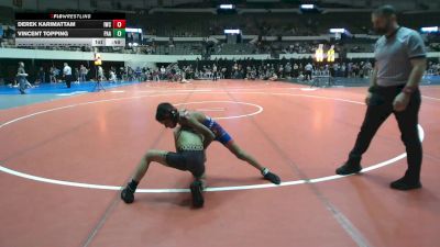 Rookie 6-8 70 5th Place Match - Derek Karimattam, Infinity Wrestling Club vs Vincent Topping, Poquoson Athletic Association