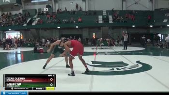 165 lbs Semifinal - Izzak Olejnik, Northern Illinois University vs Caleb Fish, Michigan State