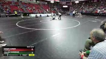 D3-160 lbs Champ. Round 1 - Wyatt Ahnen, Fennimore vs Calvin Hargrove, Aquinas