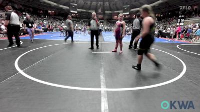 170 lbs Consolation - Audrina Collom, Pryor Tigers vs Madison Derryberry, Poteau Youth Wrestling Academy