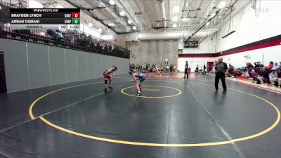 133-146 lbs Round 2 - Brayden Lynch, Chatfield vs Arban Osmani, Chaparral