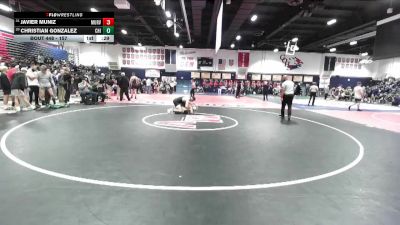 157 lbs Cons. Round 3 - Christian Gonzalez, Chino vs Javier Muniz, Murrieta Valley