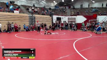 38-41 lbs Round 1 - Randon Stevenson, Center Grove WC vs Maverick Meeks, Franklin Central WC