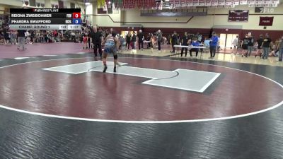 123.1-132.1 lbs Champ. Round 1 - Reiona Zweibohmer, Female Elite Wrestling vs Phaedra Swafford, DC Elite