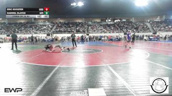 118 lbs Consi Of 32 #2 - Eric Rooster, Henryetta Knights Wrestling Club vs Gabriel Slaton, Sapulpa Jr High