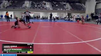 84 lbs Finals (8 Team) - Beckham Bunkowske, Perham vs Jaxson Nordlie, Monticello