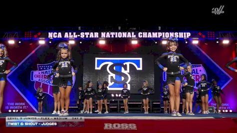 Twist & Shout - Judges [2026 L3 Junior - Flex - Medium Day 2] 2026 NCA All-Star National Championship
