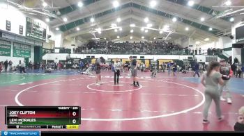 285 lbs Semifinal - Levi Morales, Fruitland vs Joey Clifton, Parma