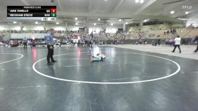 60 lbs Quarterfinal - Jake Tonello, GroundZero vs Beckham Steltz, Williamson Co Wrestling Club