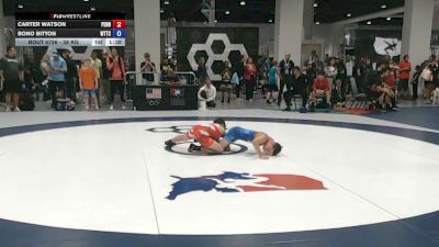 38 kg Champ. Rd Of 32 - Carter Watson, Pennsylvania vs Bono Bitton, World Team Training Center