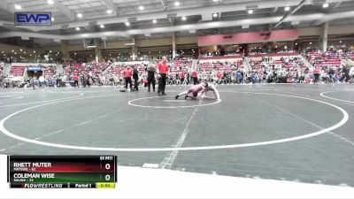110 lbs Cons. Semi - Coleman Wise, Salina vs Rhett Muter, Matside