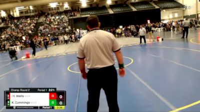 141 lbs Champ. Round 2 - Hunter Waits, Northeast Oklahoma vs Kendell Cummings, Northwest College