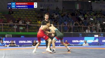 55 kg 1/4 Final - Faraim Mustafayev, Azerbaijan vs Saba Surmanidze, Georgia