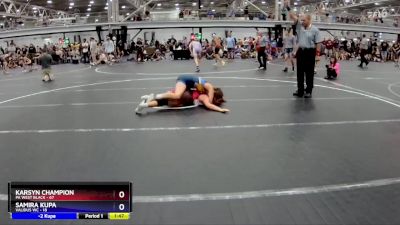 152 lbs Round 3 (8 Team) - Karsyn Champion, PA West Black vs Samira Kupa, Validus WC