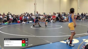 70 lbs Rr Rnd 3 - Michael Nicosia, K8 Mat Assassins Black vs Paxton Miller, K8 Camp Reynolds