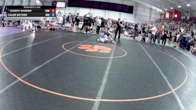 106 lbs Champ. Round 2 - Joseph Warner, The Fort Hammers Wrestling vs Caleb Snyder, Ohio