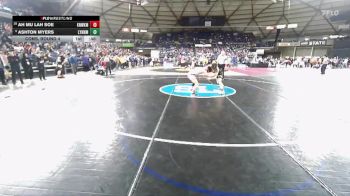Boys 3A 120 lbs Cons. Round 4 - Ashton Myers, Lynnwood vs Ah Mu Lah Soe, Kennewick