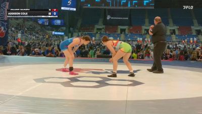 135 lbs Cons. Rd Of 64 - Jillian Glaski, VT vs Addison Cole, OK