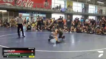 70 lbs Round 8 (10 Team) - Maddox Plambeck, RWA vs Colton Reed, Morris Fitness