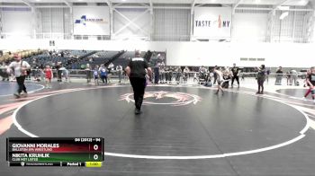 94 lbs Cons. Round 3 - Giovanni Morales, Ballston Spa Wrestling vs Nikita Kruhlik, Club Not Listed