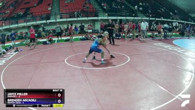 126 lbs Semis & Wb (16 Team) - Jayce Miller, Oregon 1 vs BRENDEN AGCAOILI, Nevada GOLD