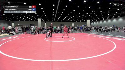 110 lbs Cons. Semis - Lane Arnold, Grind Wrestling Academy vs Laydon Knox, Open Mats