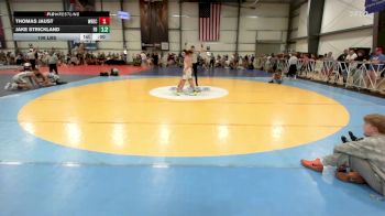 106 lbs Rr Rnd 2 - Thomas Jaust, Wrecking Crew Wrestling Club vs Jake Strickland, Flickr Boyz Daifugo