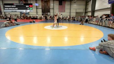 106 lbs Rr Rnd 2 - Thomas Jaust, Wrecking Crew Wrestling Club vs Jake Strickland, Flickr Boyz Daifugo