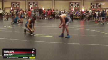 140 lbs Round 2 (6 Team) - Ryan Hoey, Triumph WC vs Colin Kehs, SVRWC Silver