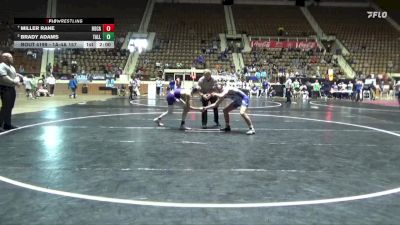 1A-4A 157 Quarterfinal - Miller Rane, Houston Academy vs Brady Adams, Tallassee