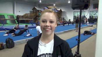 An excited Haylee Roe after a stellar performance at Region 3 Championships