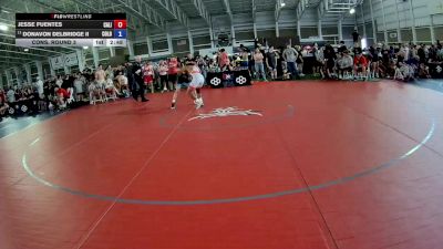126 lbs Cons. Round 3 - Jesse Fuentes, California vs Donavon Delbridge II, Colorado